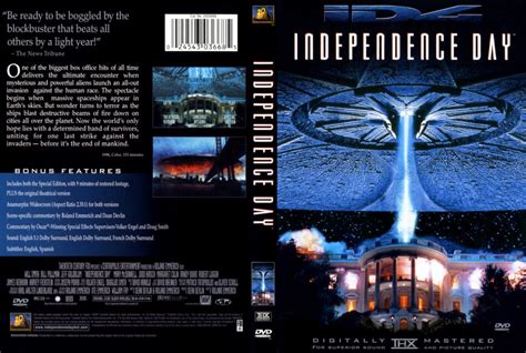 Independence Day Ws R Movie Dvd Cd Label Dvd Cover Front