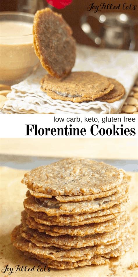 Florentine Cookies Low Carb Keto Gluten Free Grain Free Sugar