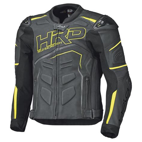 Held Safer II Sportlederjacke Schwarz Neongelb Profil Hamburg