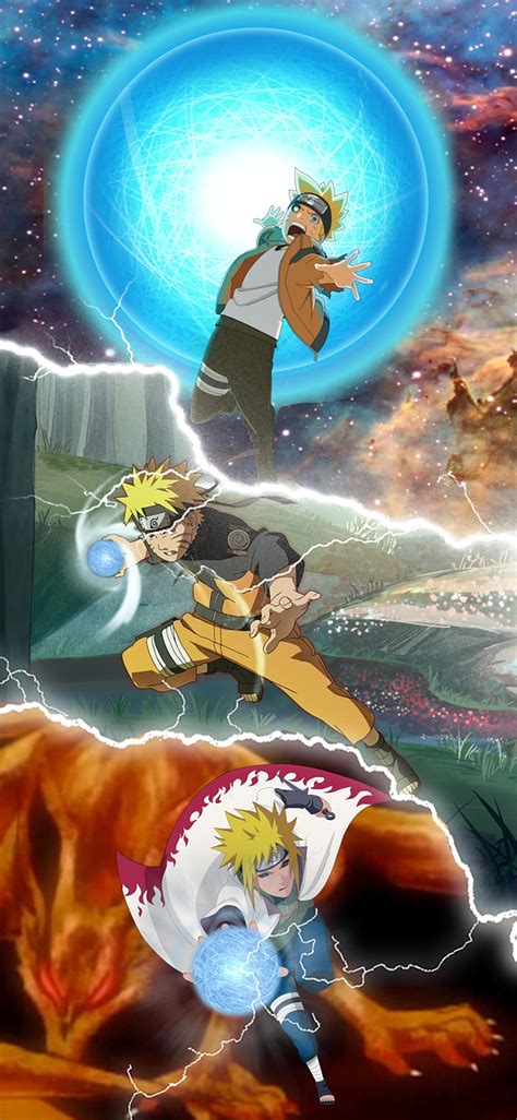 Generations Of The Rasengan IPhone X Naruto Cool Naruto Rasengan HD