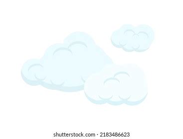 Bubble Cloud Vector Isolated On White Stock Vector (Royalty Free ...