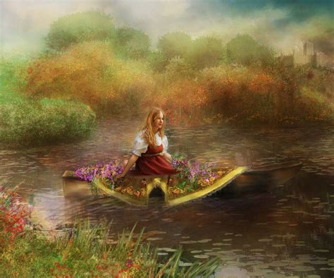 The Lady Of Shalott By Inertiarose On Deviantart The Lady Of Shalott