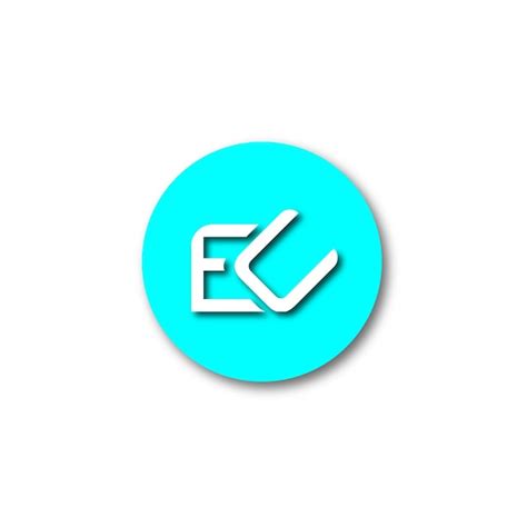 Premium Vector Eu Letter Logo With Circle