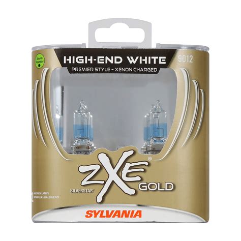 Sylvania 9012 Silverstar Zxe Gold High Performance Halogen Headlight