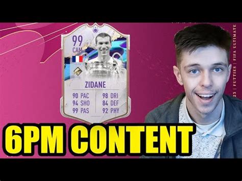 FIFA 23 LIVE COMPLETING 99 ZIDANE SBC LIVE 6PM CONTENT LIVE FUTTIES