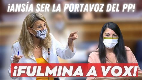 YOLANDA DÍAZ FULMINA a Macarena Olona Vox con este ATRONADOR REPASO