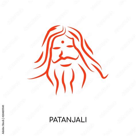 patanjali logo isolated on white background Stock Vector | Adobe Stock