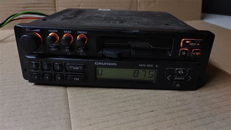 Grundig Rds A Wysoki Model Radio Samochodowe Vintage Kaseta