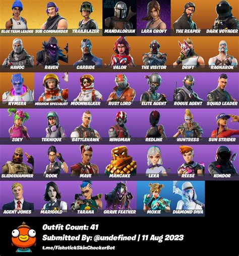 FORTNITE Full Access 40 Skins Havoc Trailblazer Elite Agent