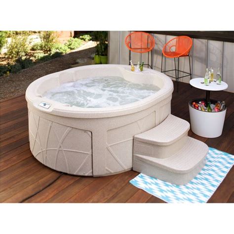 Lifesmart Spas LS Volt Person Jet Oval Plug And Play Hot Tub Hot Tub Reviews Hot