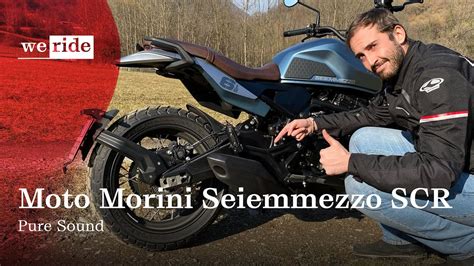 Moto Morini Seiemmezzo SCR Pure Sound YouTube