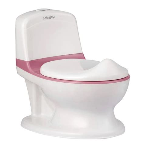 Toilette Enfant en PP Pot pour Bébé Toilette de Simulation Charge Max