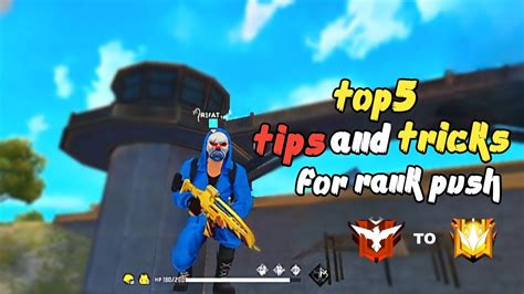 TOP 5 GRANDMASTER TIPS TRICKS Free Fire Rank Push Tips Best 5