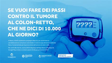 Al Via La Campagna Step Up Contro Il Tumore Al Colon Un App Per