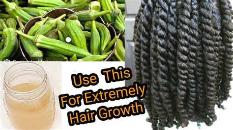 How To Make Okro Water For Amazing Hair Growth Nancys Reality Youtube