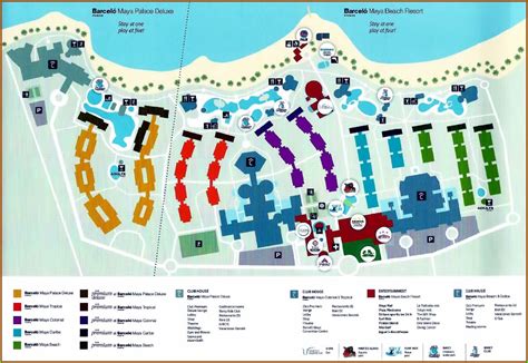 Barcelo Maya Grand Resort Map Pdf Map Resume Examples