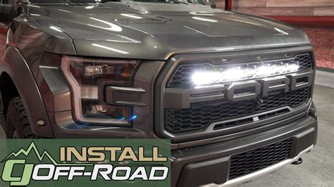 F 150 Raptor Install Baja Designs 30 S8 Grille LED Light Bar Kit For