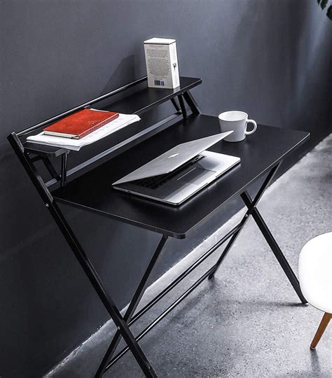 Folding Desk Small Space Home Office Workstation