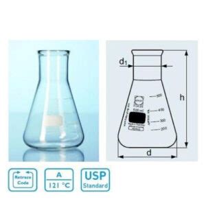 Duran Super Duty Erlenmeyer Flask Wide Neck Polyscientific