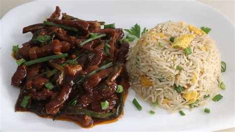 Beef Chili Dry With Fried Rice Recipe L How To Make Restaurant Style Chinese Beef Chilli Dry