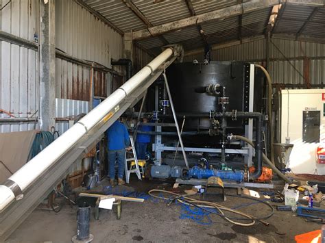 New Molasses Tank Delivered And Installed Industrial Plastics