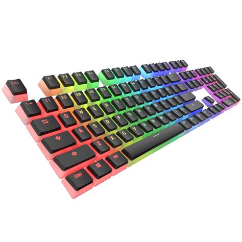 Tecware PUDDING BLACK KEYCAPS