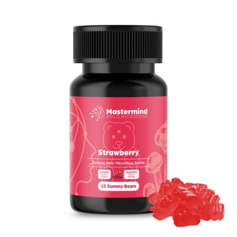 Mastermind Psilo Magic Mushroom Gummy Bear Microdose 3000mg