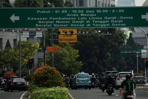 Awal Pekan Lebaran Idul Fitri Apakah Ganjil Genap Jakarta Sudah