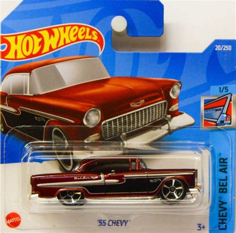 Hot Wheels 1955 Chevy Deep Red Hw Chevy Bel Air Series Perfect Etsy