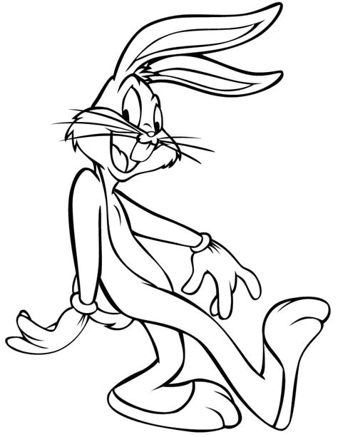 Dibujos De Looney Tunes Bugs Bunny Para Colorear Para Colorear Pintar