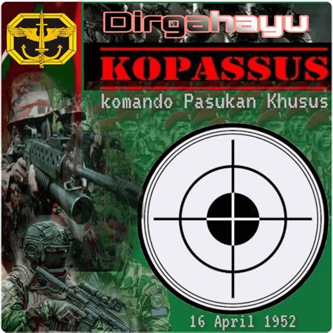 Dirgahayu Kopassus Ke 70 Gambar Ucapan Tahun 2022