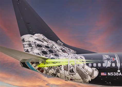 Alaska Airlines Unveils New Star Wars Galaxy S Edge Plane Wdw News Today