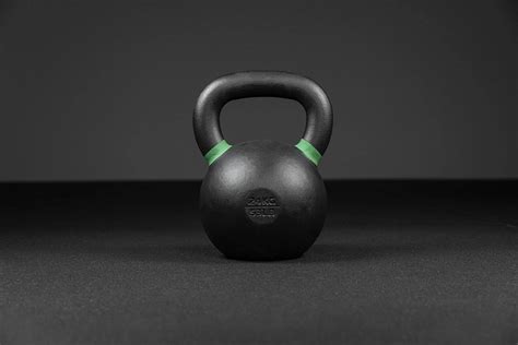 Newfield Cast Iron Kettlebell 24kg 55lb Gravity Kettlebell With Green