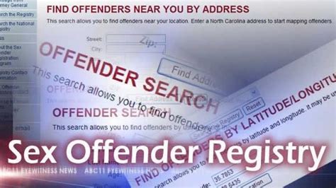 Sex Offender Registration In Nc Part Gilles Law Pllc
