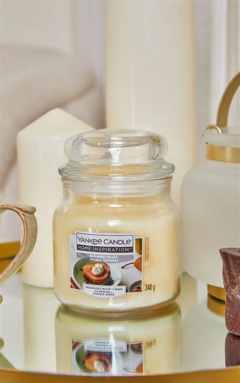 Yankee Candle Home Insp Medium Jar Sugared Pears C Prettylittlething