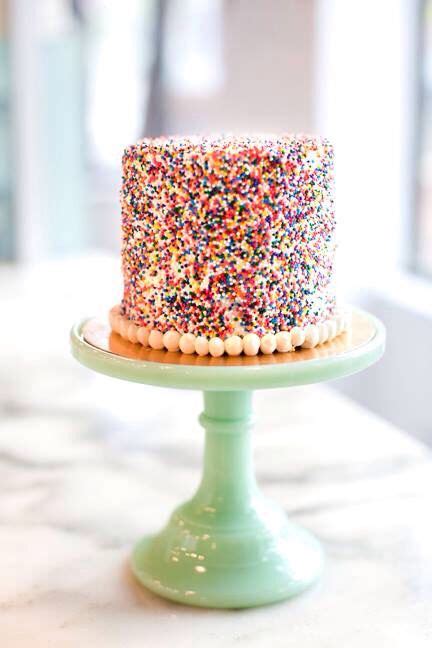 Rainbow Sprinkles Polka Dot Surprise Cake Artofit