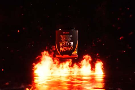 Huge Packs Out Both Sides Of Its Hybrid Pre Workout Wrecked Inferno