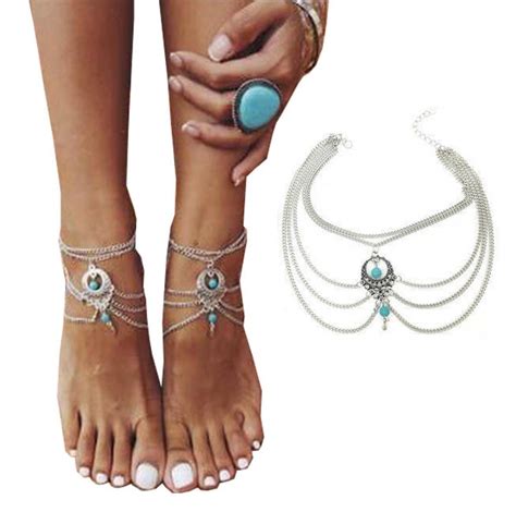 Boho Beach Beads Tassel Chain Anklet Fashionsprout Rebelsmarket