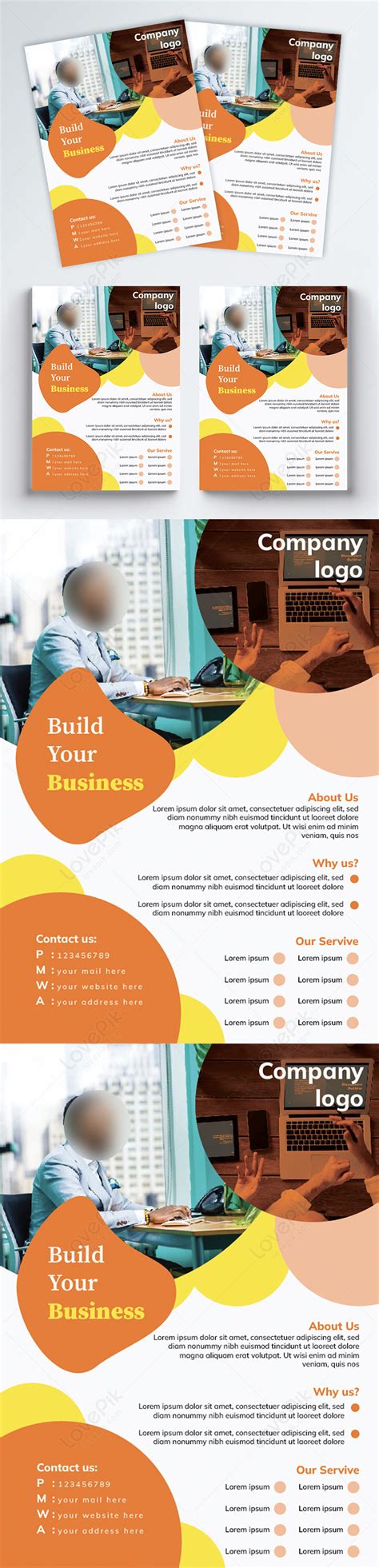 Build Your Business Flyer Template Image Picture Free Download 450106902