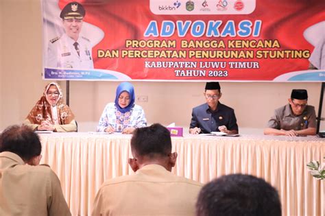 Pemkab Lutim Gelar Rapat Advokasi Program Bangga Kencana Dan