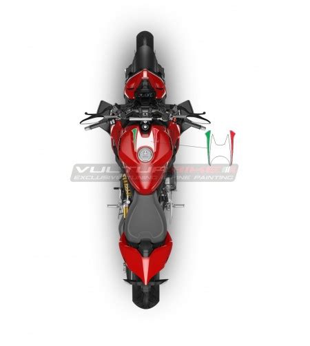 Tricolor Aufkleber für Tank Ducati Panigale Streetfighter V2