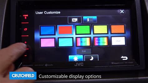 Jvc Kw V Bt Display And Controls Demo Crutchfield Video Youtube