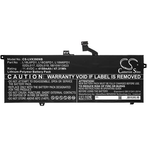 Battery For Lenovo Thinkpad X390 20q0a00gcd Device Repair Guy