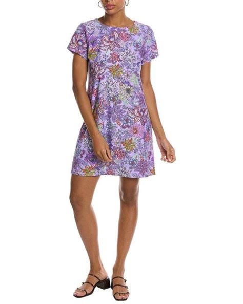 Jude Connally Ella Shift Dress In Blue Lyst