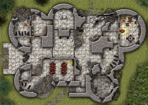 Cragmaw Castle from Lost Mine of Phandelver DnD 5 Starter Set : battlemaps