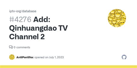 Add Qinghuangdao TV Channel 2 Issue 4276 Iptv Org Database GitHub