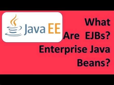 What Are EJBs Enterprise Java Beans YouTube