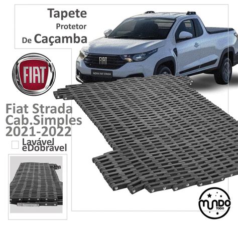 Tapete Protetor De Ca Amba Fiat Strada Cabine Simples Fiat