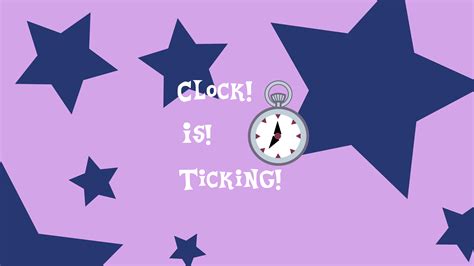 Clock! Is! Ticking! Wallpaper by PerplexedPegasus on DeviantArt