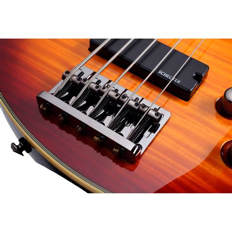 Schecter Omen Extreme 5 Vintage Sunburst Basse Electrique